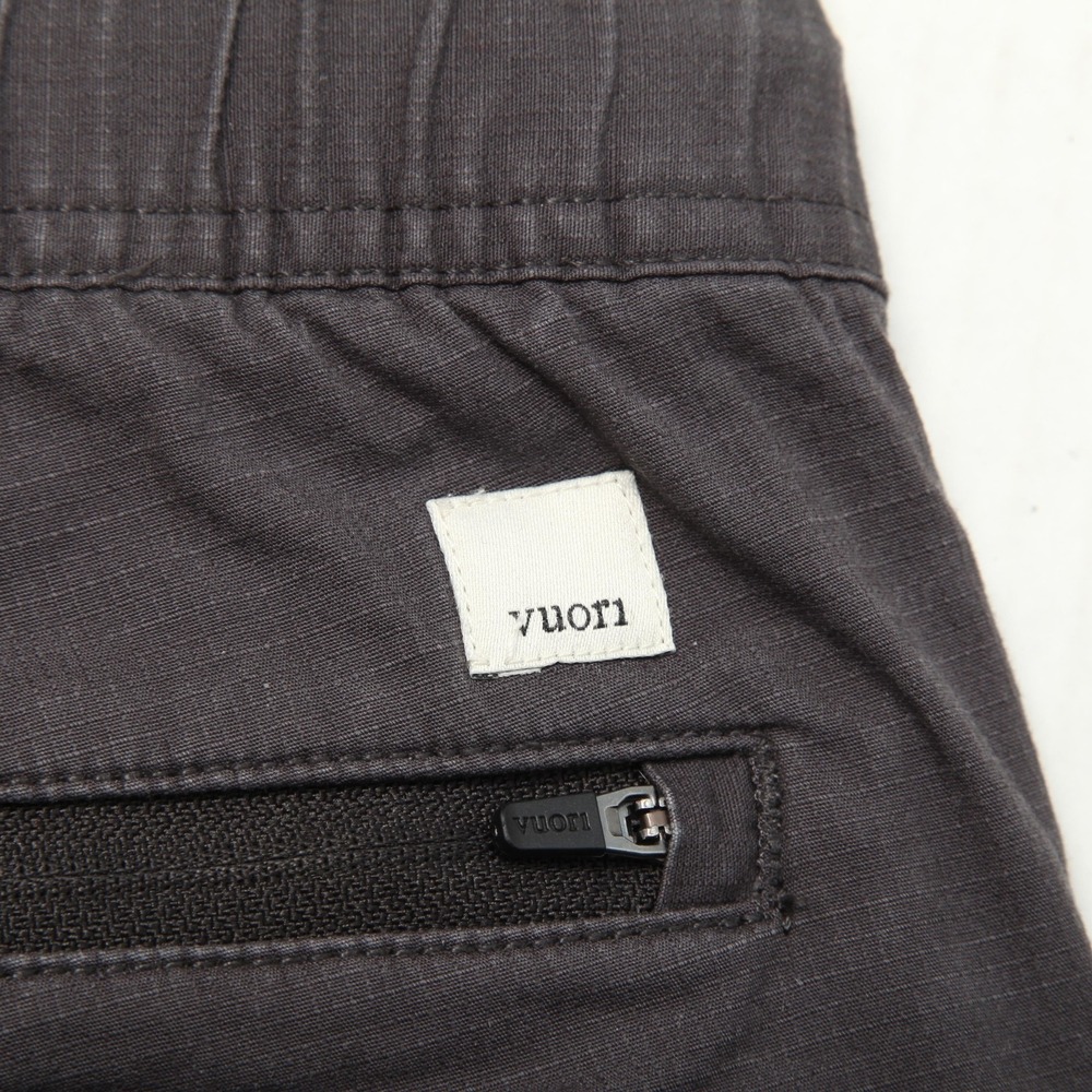 Vuori Pants Womens Medium Gray Ripstop Climber Drawstring Zip Pocket Joggers - Picture 6 of 14